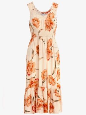 NWT Patrons of Peace | Urban Outfitters Floral Tiered Romantic Midi Dress